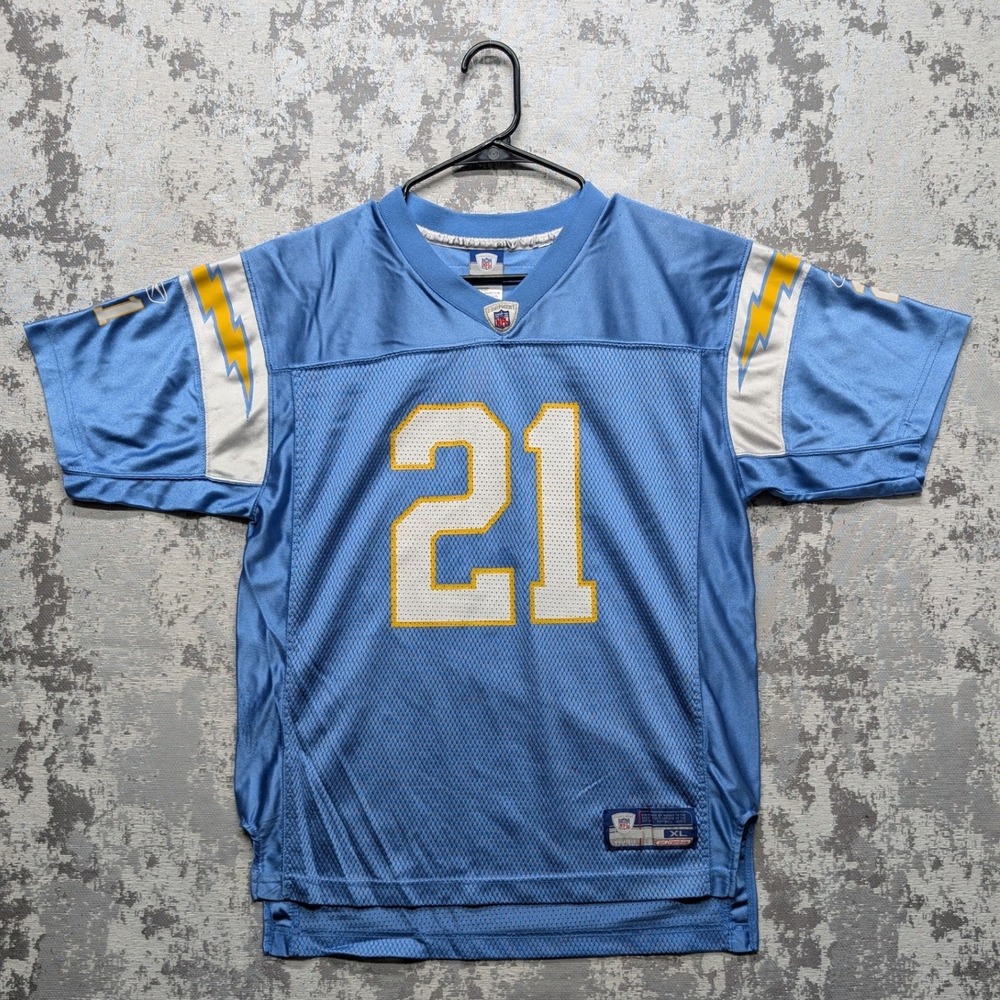 Reebok San Diego Chargers LaDainian Tomlinson 21 Jersey Kids XL Powder Blue NFL